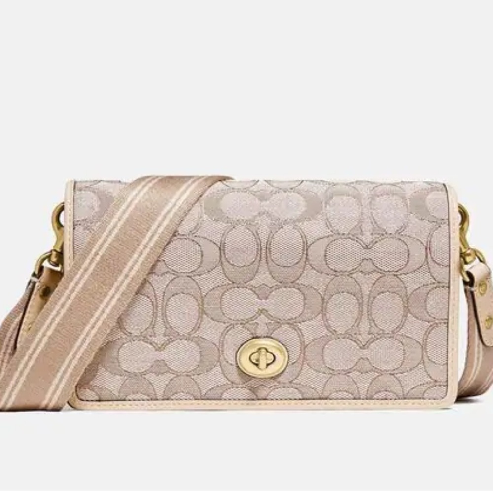 Coach Hayden Foldover Crossbody Clutch In Signature Jacquard